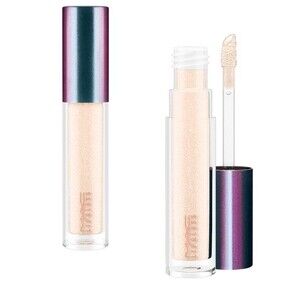 MAC Set 2 Mirage Noir Lipglass Lip Gloss Oysterized Clear Shimmer Glitter NEW